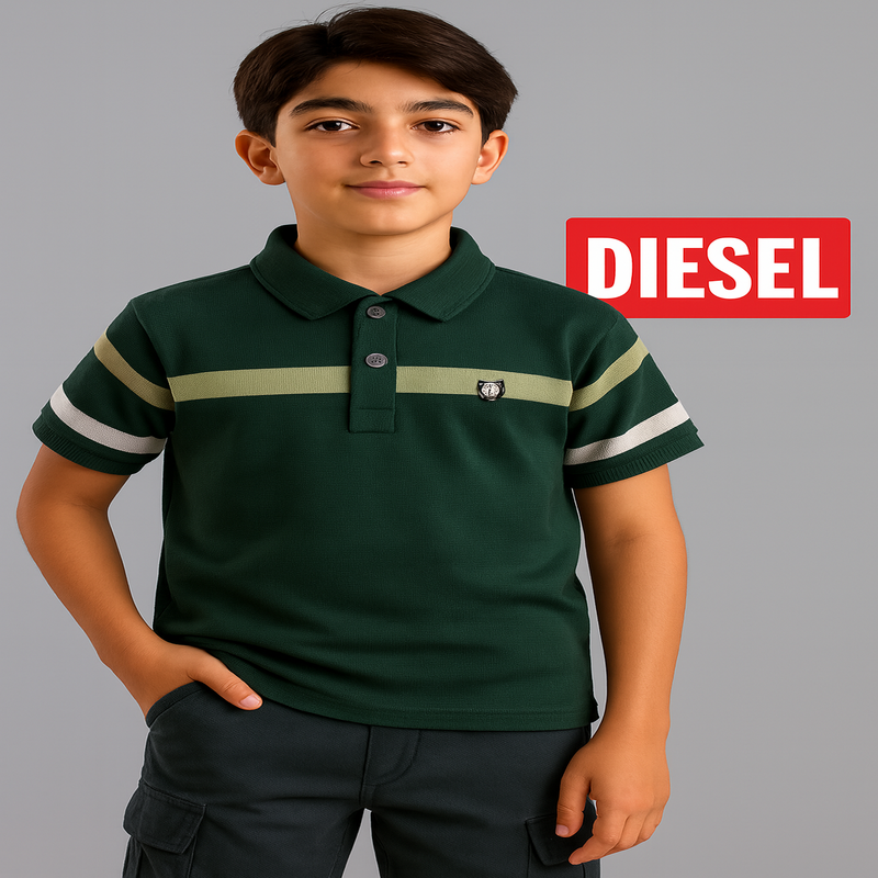 Diesel Striped Polo Shirt