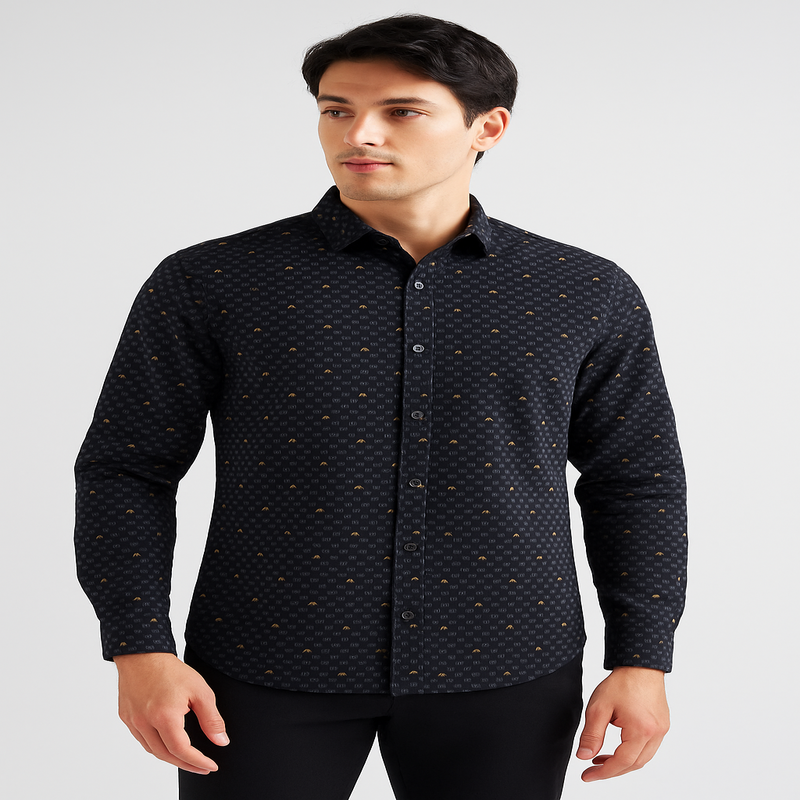 Diesel Cotton Lycra Printed Shirt – Everyday Comfort & Style