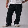 Oversized Straight-Leg Jogger Pants