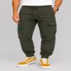 GUCCI Men's Tactical Utility Cargo Joggers