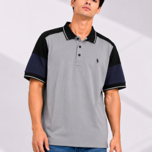 Men's Colorblock Shoulder US Polo Shirt