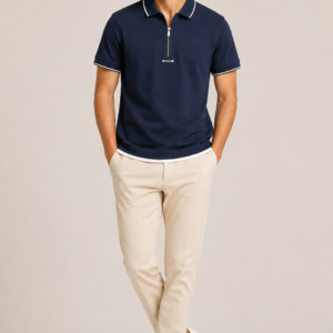 Men's Quarter-Zip LOEWE Polo Shirt